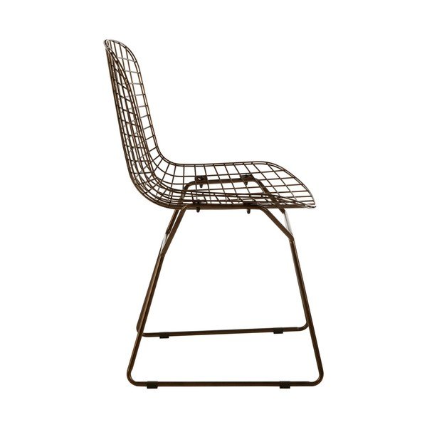 Kovinski jedilni stol v bronasti barvi District – Premier Housewares-image-4