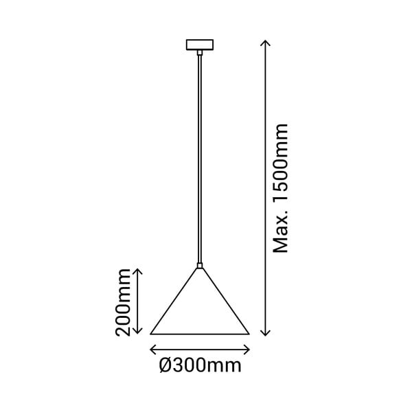 Siva viseča svetilka SULION Vilma, višina 150 cm-image-3