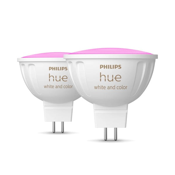 Žarnice GU 5,3, 6 W v kompletu 2 ks White and color ambiance – Philips Hue-image-1