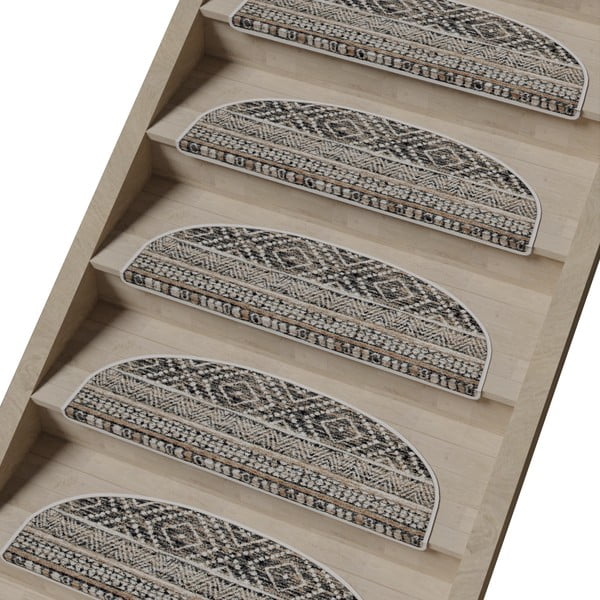 Komplet preprog za stopnice 16 ks 20x65 cm Cottage Warmth – Vitaus-image-1