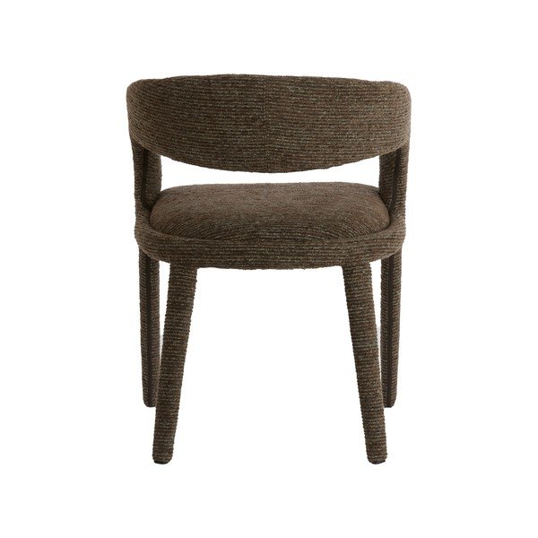 Temno rjav oblazinjen jedilni stol z nasloni za roke Kyran – Light & Living-image-4