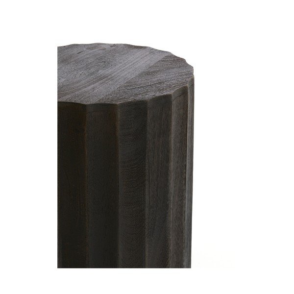 Okrogla stranska mizica iz masivnega manga ø 35 cm Ellena – Light & Living-image-2