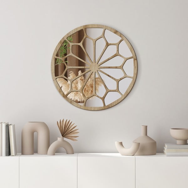 Stensko ogledalo ø 50 cm Alice - Styler-image-1