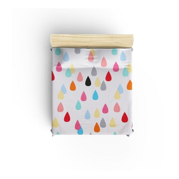 Belo bombažno pregrinjalo za zakonsko posteljo 200x235 cm Vendula - Mijolnir-image-1