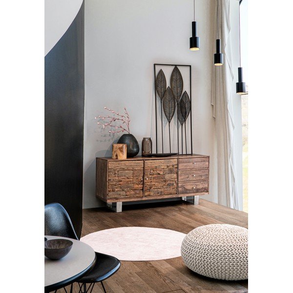 Kovinska stenska dekoracija 61x135 cm Adhira – Bizzotto-image-1