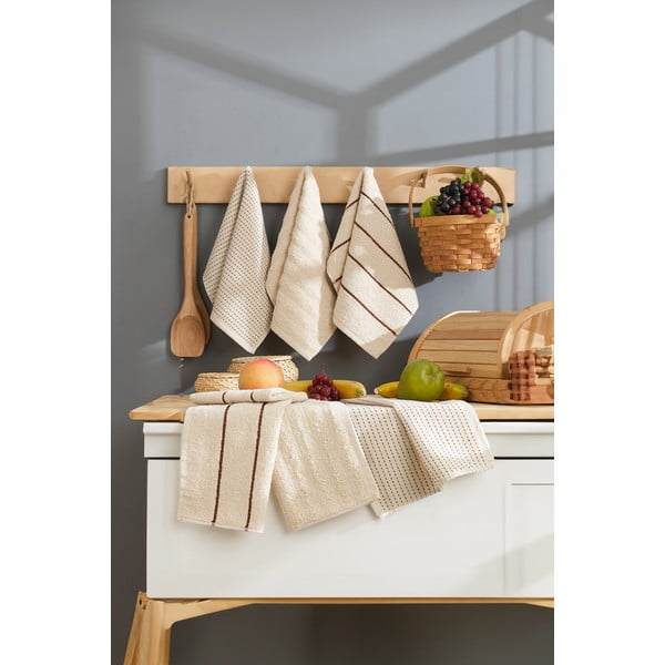 Bombažne kuhinjske krpe v kompletu 6 ks 30x50 cm Sofya – Foutastic-image-2