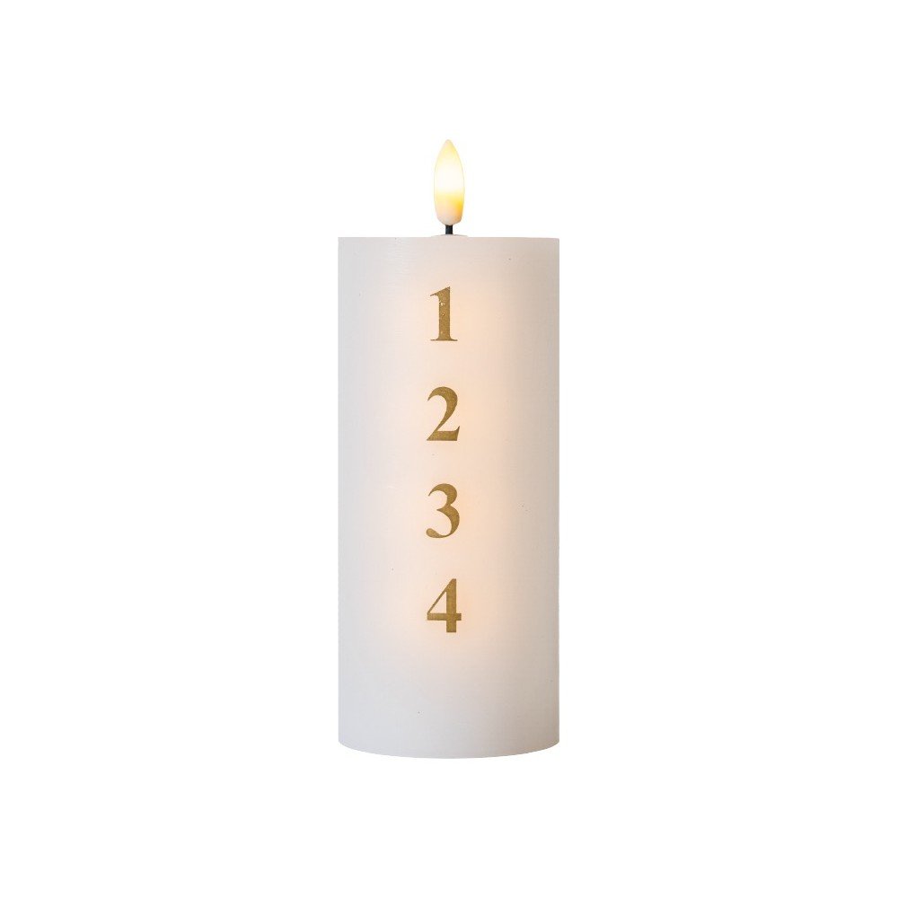 LED sveča na baterije (višina) Sille Advent