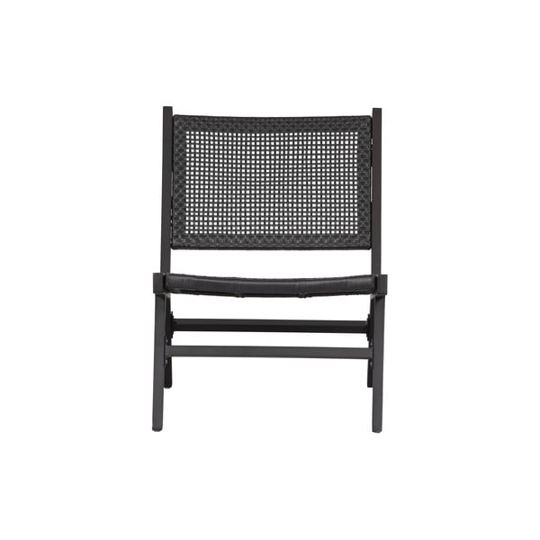 Črn vrtni fotelj WOOOD Puk-image-4