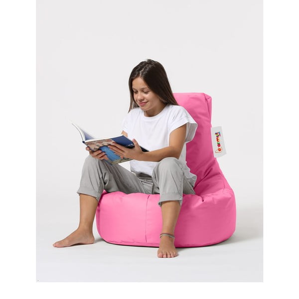 Rožnata vreča za sedenje Lina – Floriane Garden-image-1