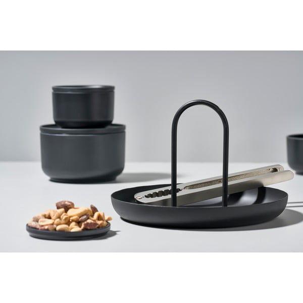 Svetlo siv kovinski pladenj za serviranje Zone Singles, ø 20 cm-image-4