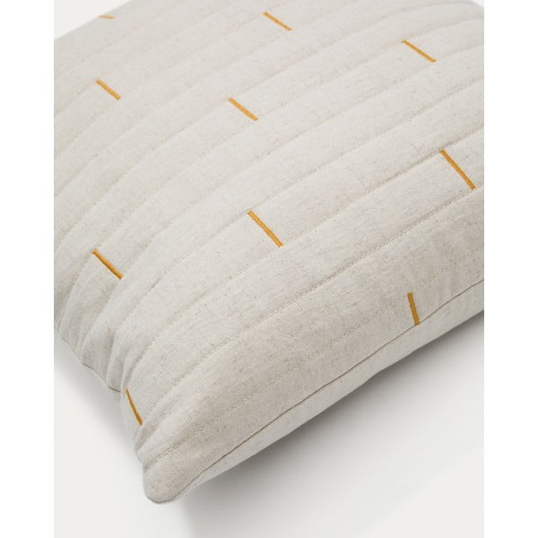 Prevleka za blazino iz mešanice lana 45x45 cm Blaina – Kave Home-image-2