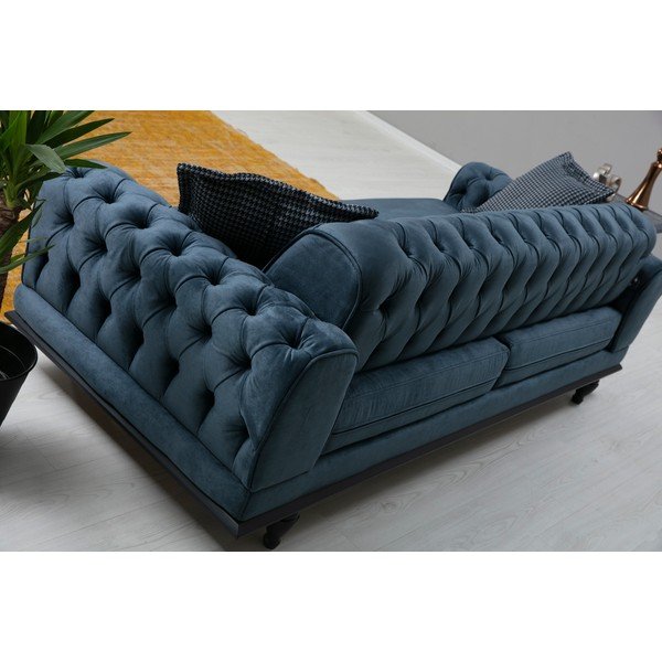 Modra sedežna garnitura 220 cm Arredo – Balcab Home-image-1