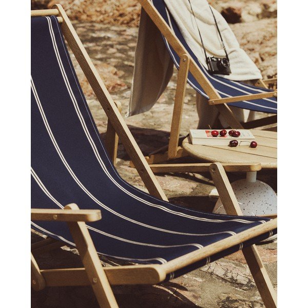 Moder vrtni ležalnik iz masivnega lesa Vilara – Kave Home-image-2