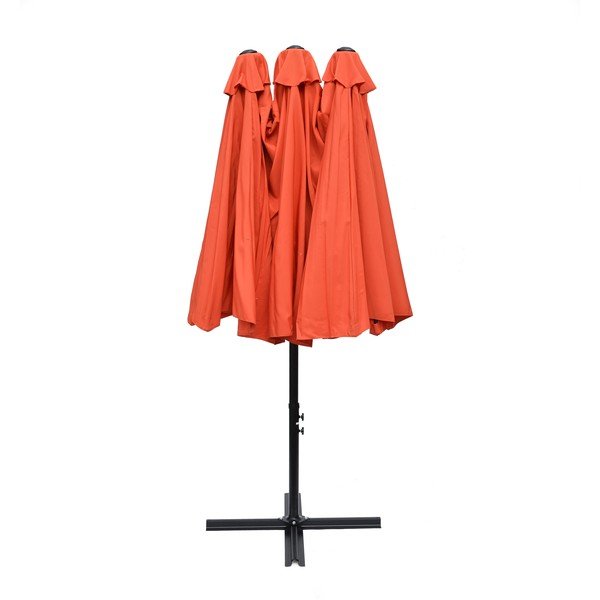 Oranžni senčnik 456x270 cm Double - Rojaplast-image-2