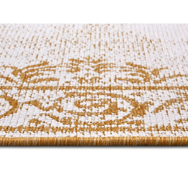 Oker/bela zunanja preproga 80x150 cm Cebu – NORTHRUGS-image-3