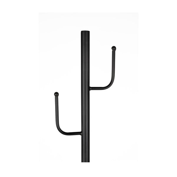 Črn kovinski obešalnik ø 29x170 cm Twiggy – White Label-image-3