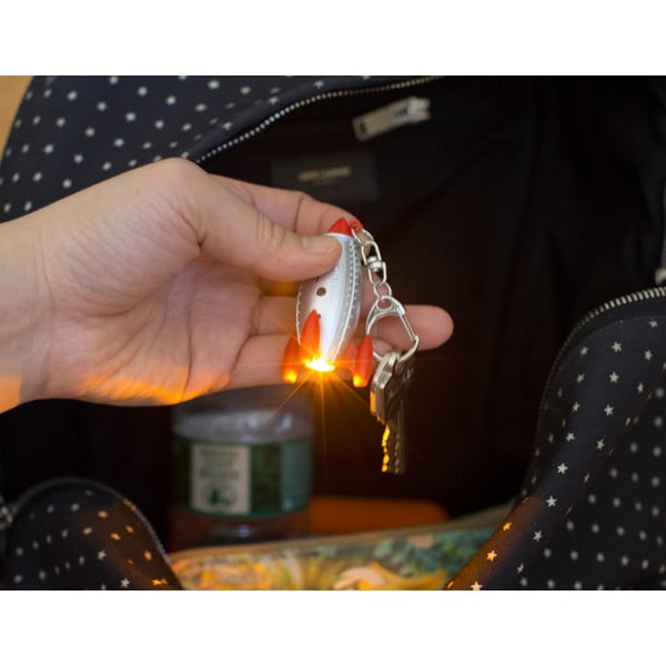 Obesek za ključe v srebrni barvi – Kikkerland-image-3