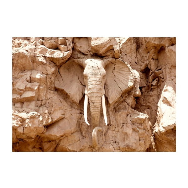 Tapeta velikega formata Artgeist Stone Elephant, 200 x 140 cm