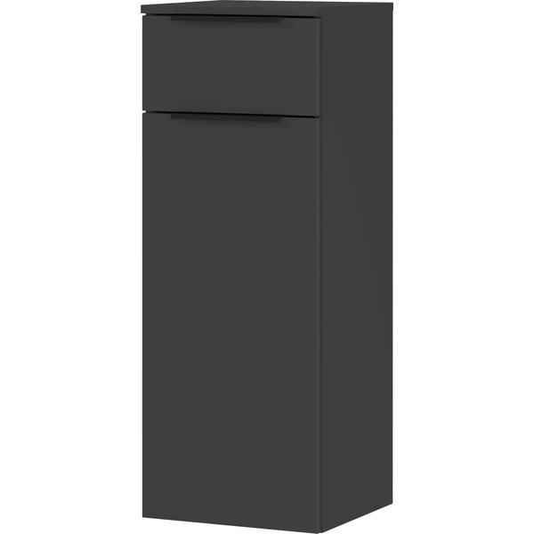 Antracitno siva visoka stenska kopalniška omarica 36x93 cm Crandon – Germania-image-2