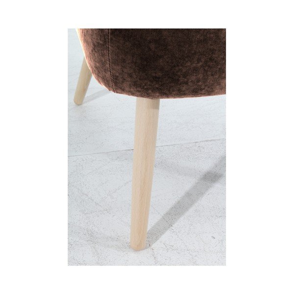 Temno rjav fotelj Max Winzer Sari Velur-image-4