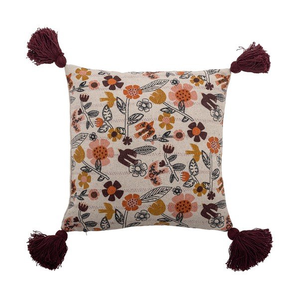 Okrasna blazina iz mešanice bombaža 45x45 cm Vivielle – Bloomingville