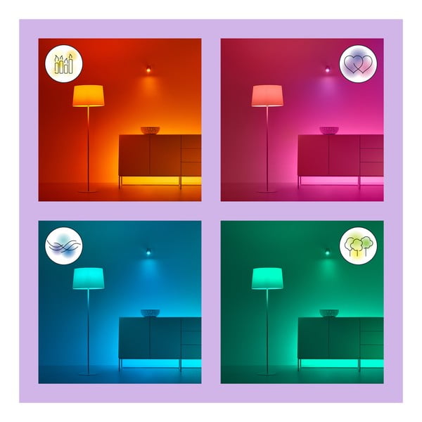 LED pametna žarnica z žarnico E27, 5 W – WiZ-image-4