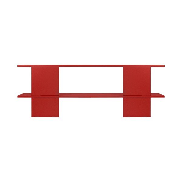 Rdeč kovinski regal 160x57x37 cm Hes – noo.ma-image-3