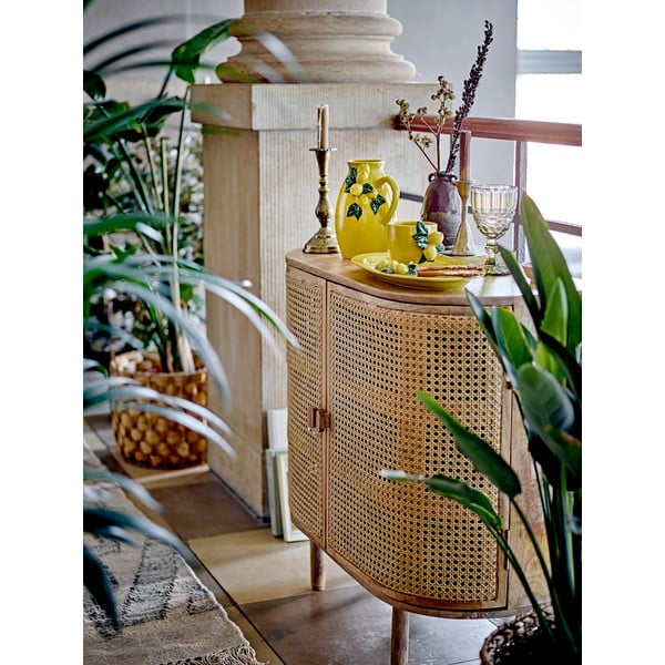 Rjava lončena ročno izdelana vaza Reina – Bloomingville-image-3