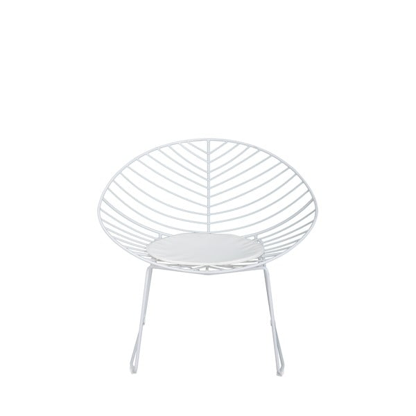 Komplet 2 belih vrtnih stolov Bonami Selection Coco-image-2