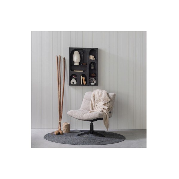 Siva okrogla preproga iz jute ø 150 cm Ross – WOOOD-image-1