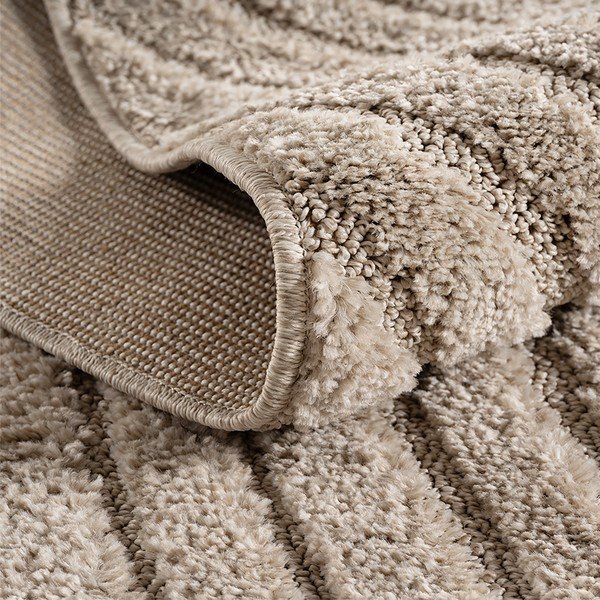 Bež okrogla preproga iz mešanice jute ø 160 cm Art 1122 – Ayyildiz Carpets-image-1