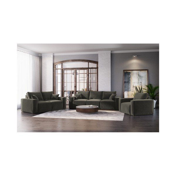 Temno siva zofa Cosmopolitan Design Florida, 245 cm-image-4