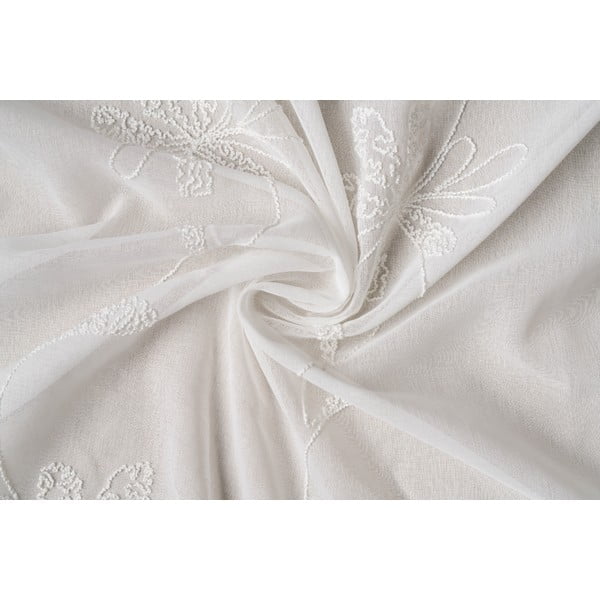Kremno bela prosojna zavesa 140x245 cm Hazel – Mendola Fabrics