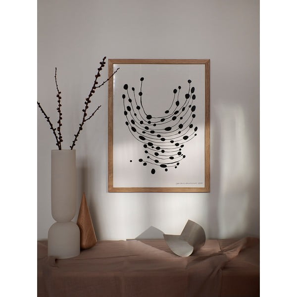 Plakat 30x40 cm Dancing Dots – Leise Dich Abrahamsen – The Poster Club-image-1