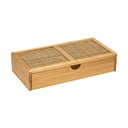 Organizator za kopalnico iz bambusa Wenko Allegre, 28 x 6 cm