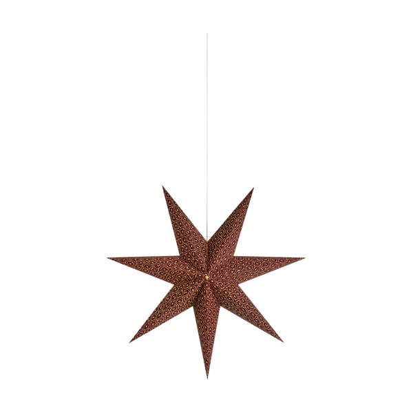 Bordo rdeča viseča božična svetlobna dekoracija ø 45 cm Baroque – Markslöjd