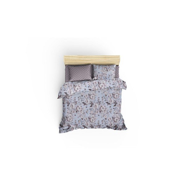 Posteljno perilo iz bombažnega satena z rjuho Nazenin Home Spek, 200 x 220 cm-image-1