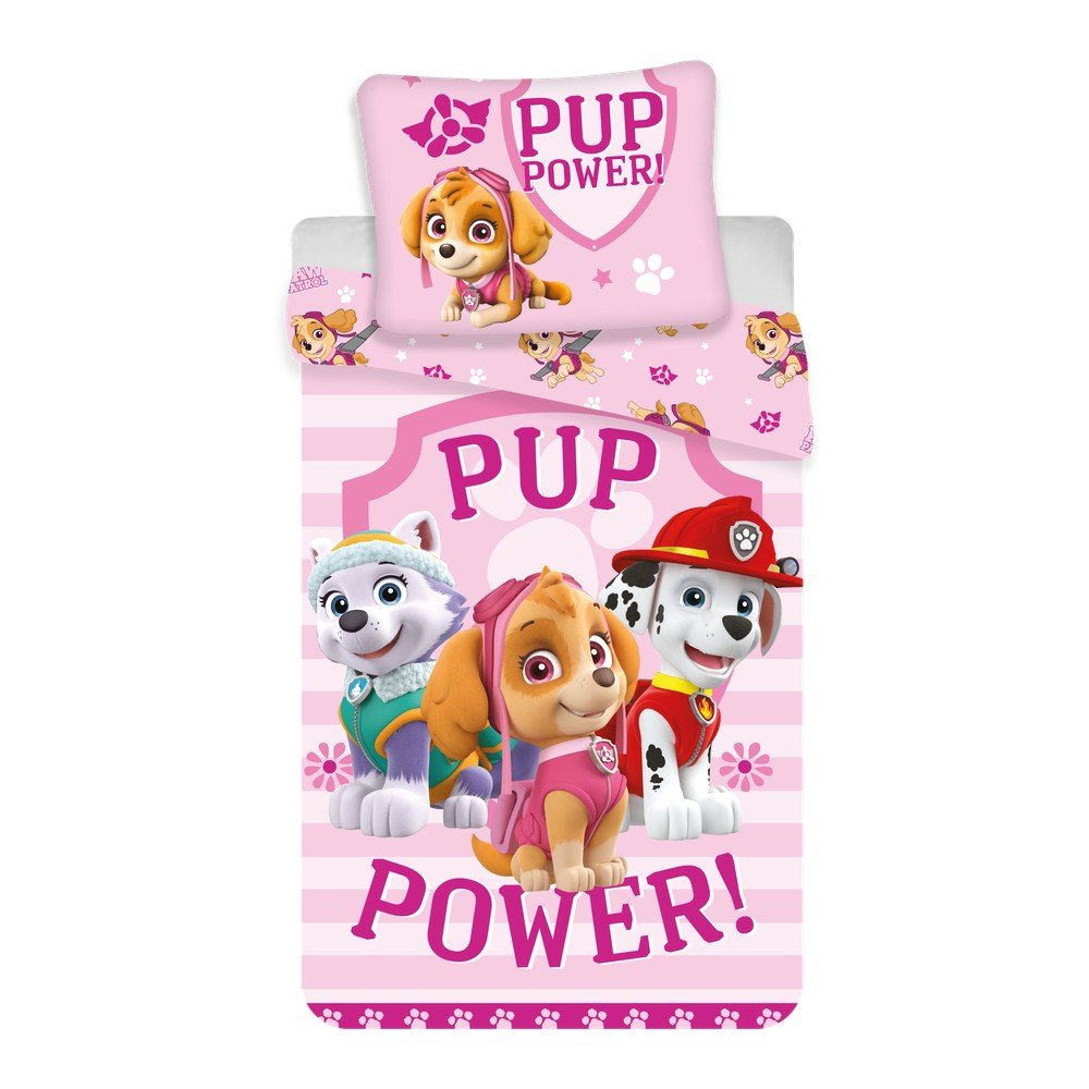 Bombažna otroška posteljnina 140x200 cm Paw Patrol