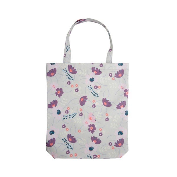 Svetlo vijolična nakupovalna torba Busy B Floral Shopper