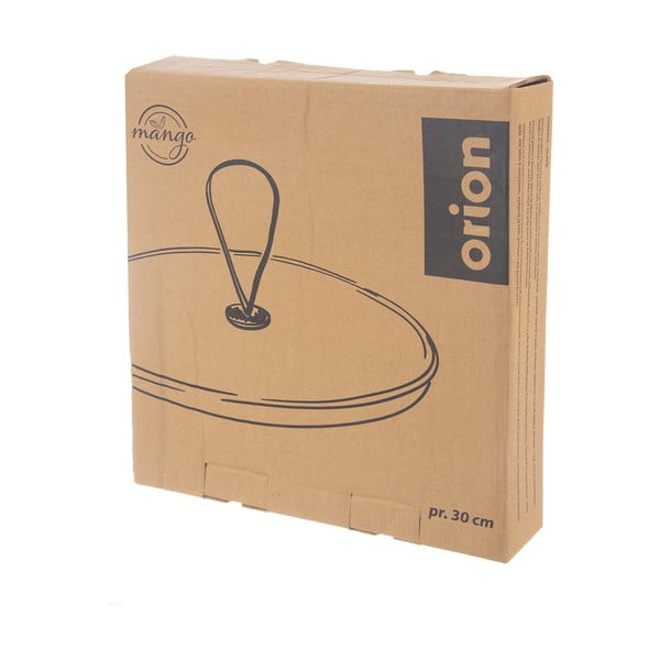 Servirni lesen pladenj ø 30 cm Mango – Orion-image-4