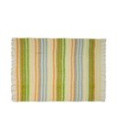 Rumena/zelena odeja iz mešanice volne 140x200 cm Loom – Hübsch