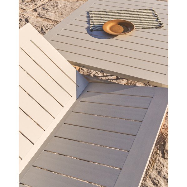 Kovinska vrtna miza 100x233 cm Livorno – Kave Home-image-3
