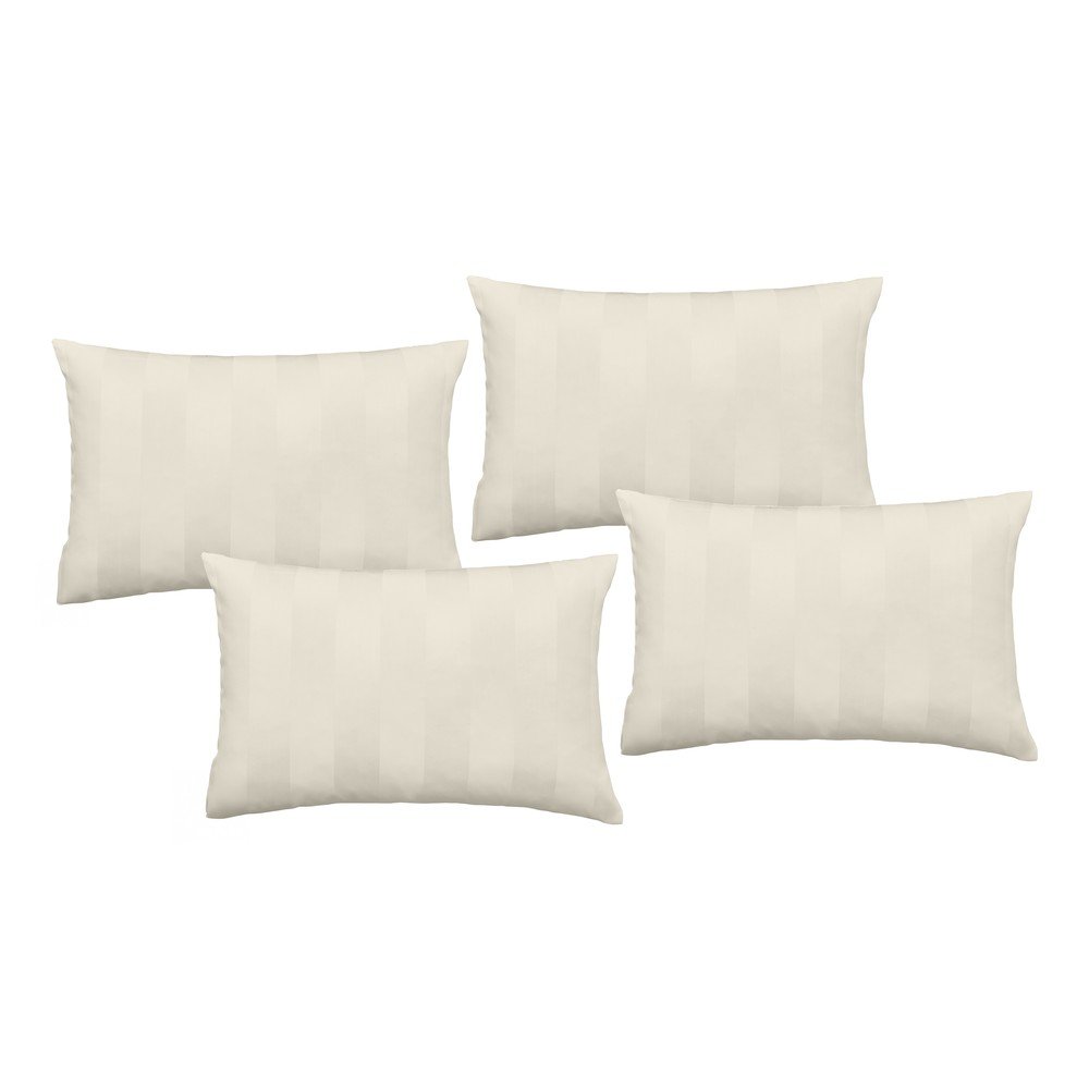 Satenaste prevleke za vzglavnik v kompletu 4 ks So Soft Satin Stripe