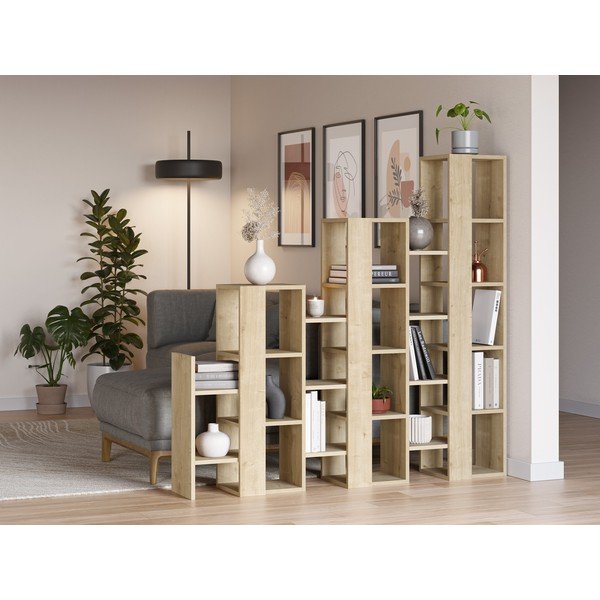 Regal v hrastovem dekorju 158x151 cm Anissa – Marckeric-image-1