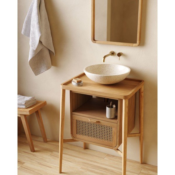 Bel terazzo umivalnik Kave Home Sunday, ø 40 cm-image-4