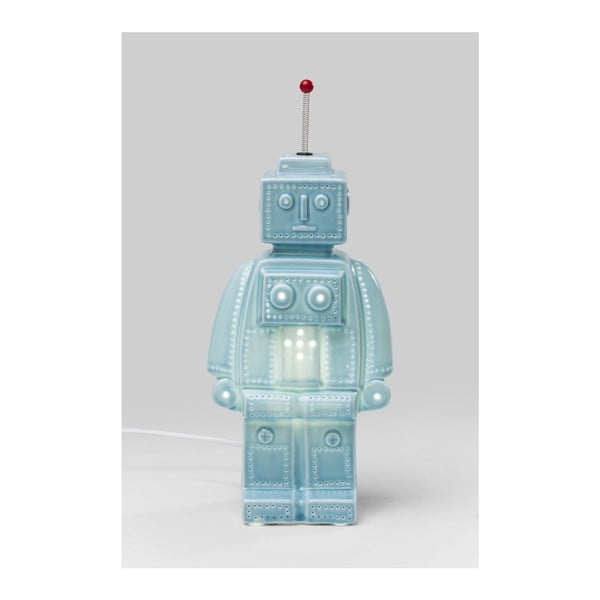 Modra namizna svetilka Kare Design Robot
