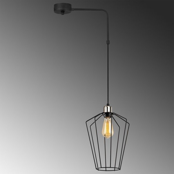 Črna kovinska viseča svetilka Opviq lights Melina-image-1