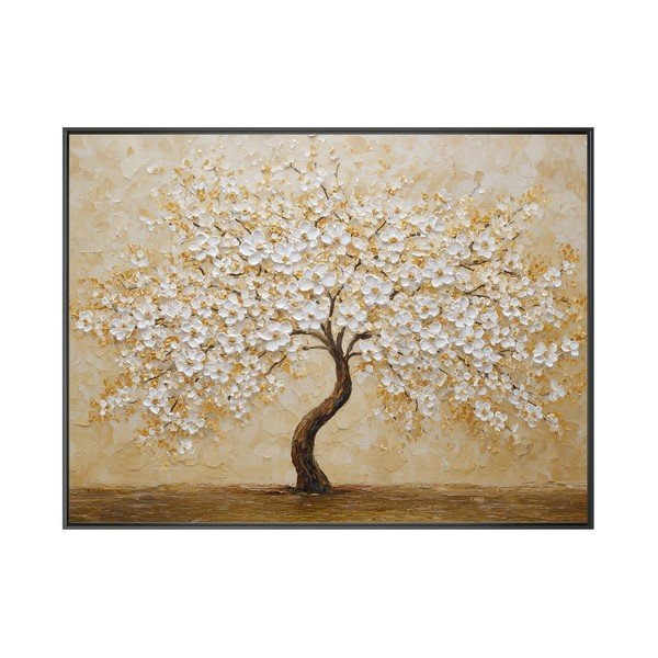 Tiskana slika z okvirjem 80x60 cm Golden Tree – Styler