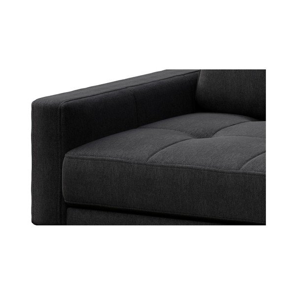 Antracitno siva zofa MESONICA Musso Tufted, 210 cm-image-4