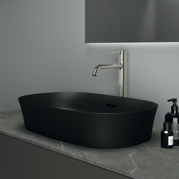 Mat črn keramičen umivalnik 60x38 cm Ipalyss – Ideal Standard-image-1